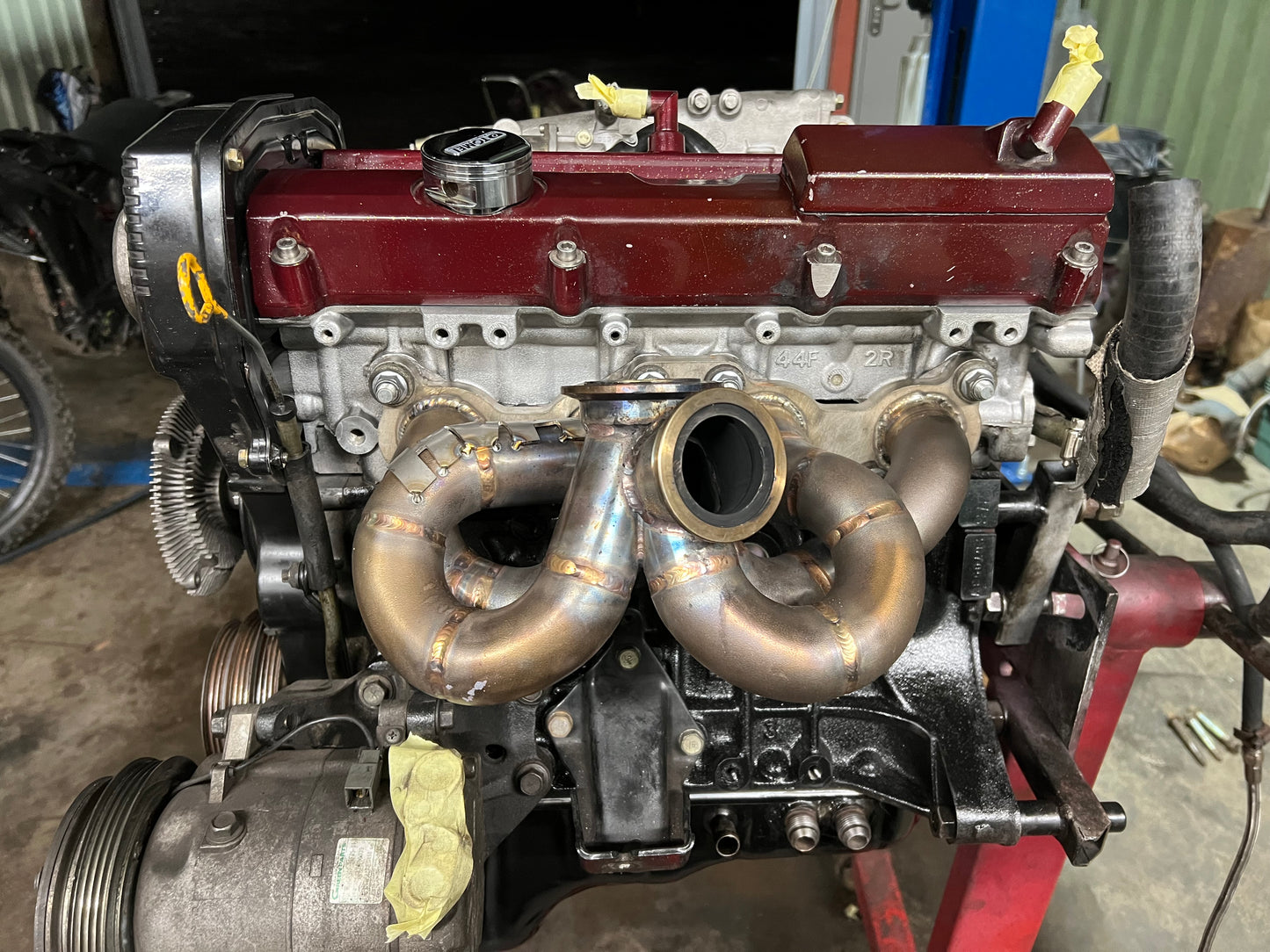 CA18DET V-Band Tubular Manifold