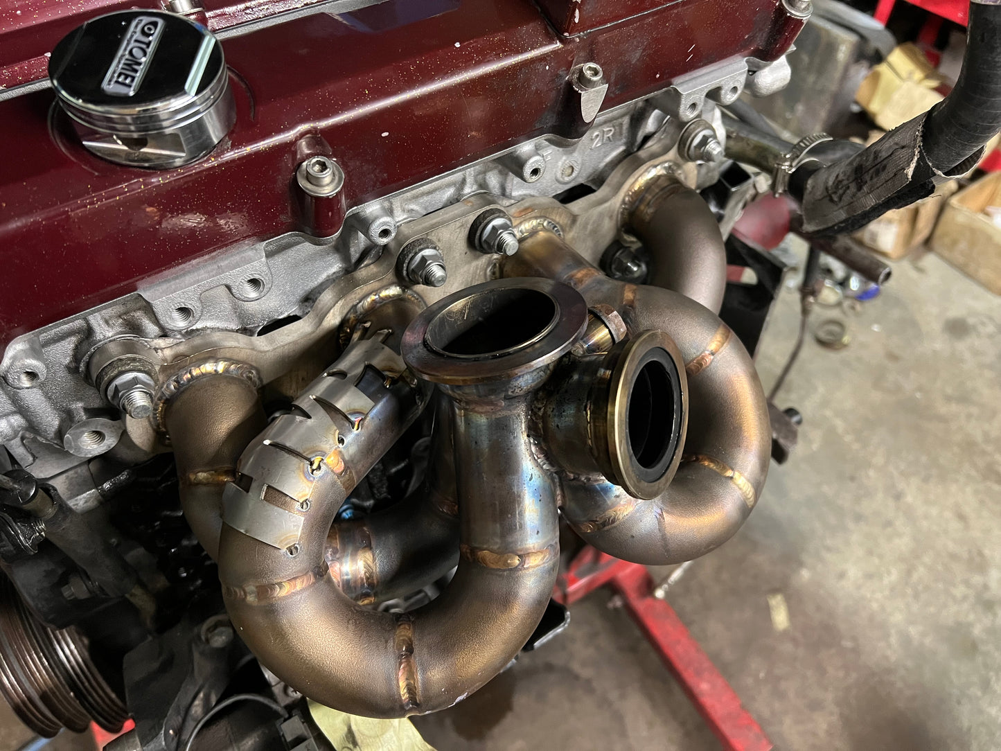 CA18DET V-Band Tubular Manifold