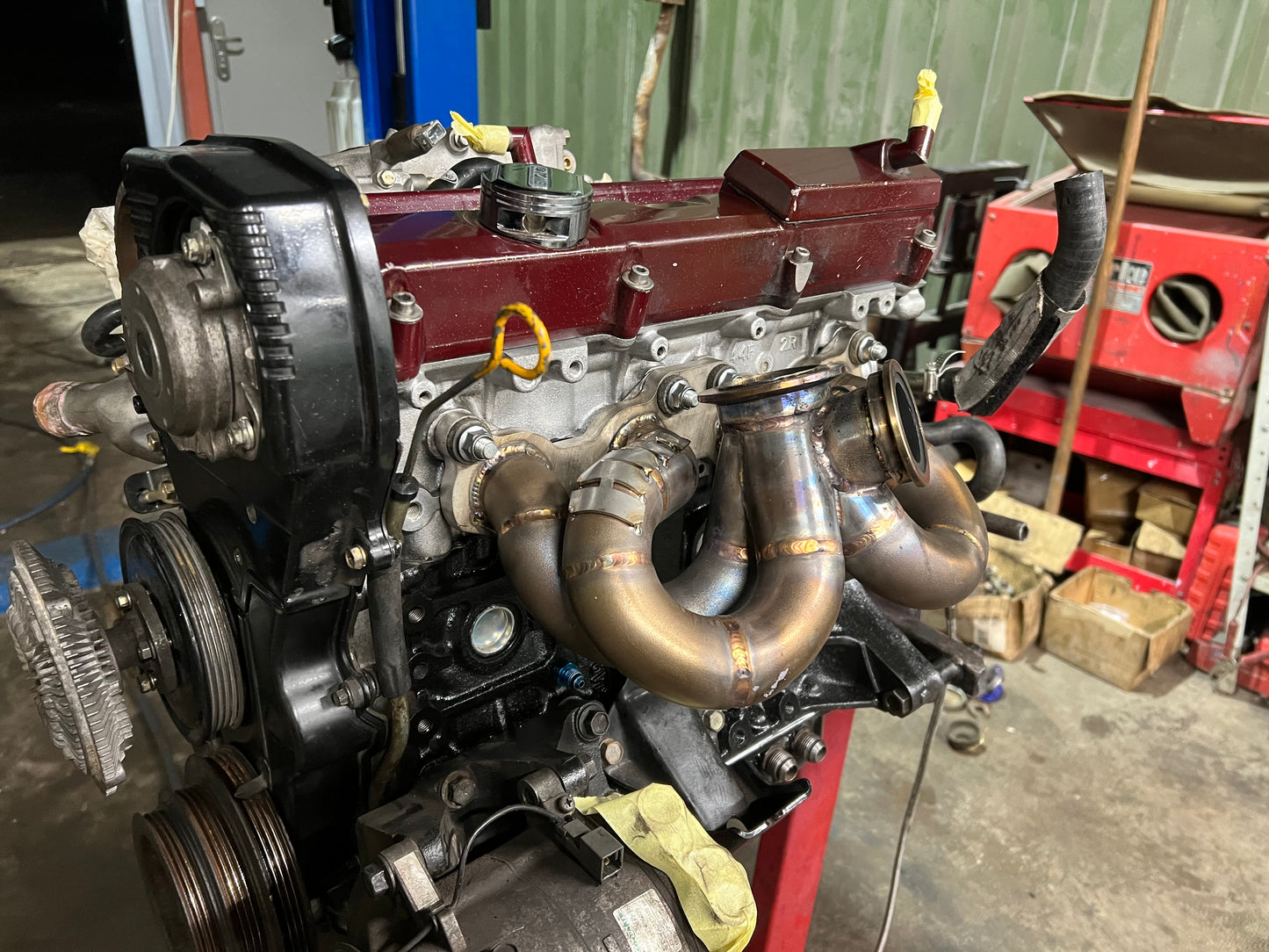 CA18DET V-Band Tubular Manifold