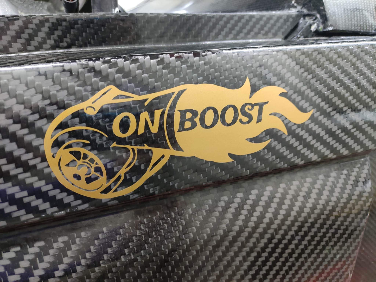 On Boost Turbo Sticker